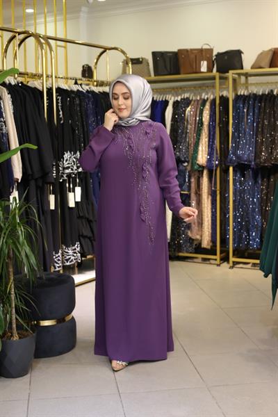 5061 CODE STONE DETAILED DRESS