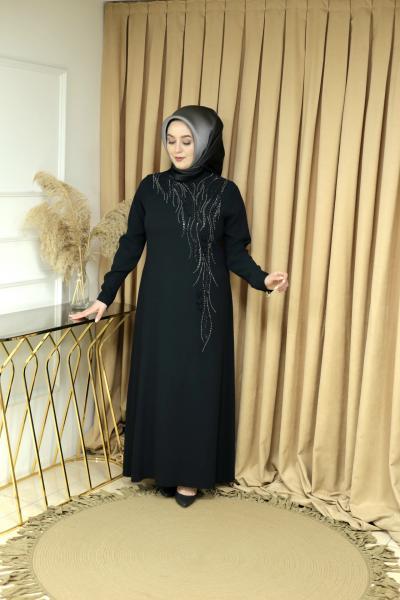 5061 CODE STONE DETAILED DRESS