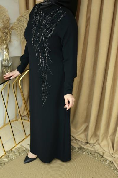 5061 CODE STONE DETAILED DRESS