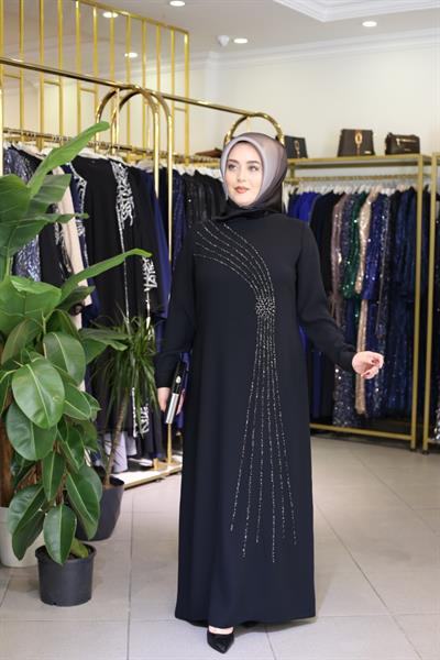 5070 فستان سهرة كود 5070 مرصع بالأحجار