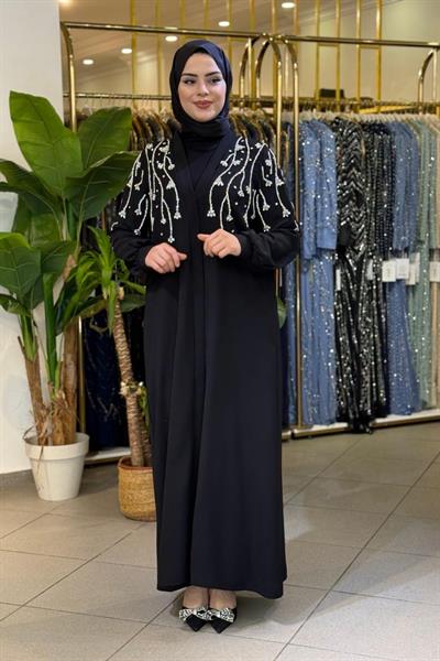 508 CODE FLOWER PRINT ABAYA