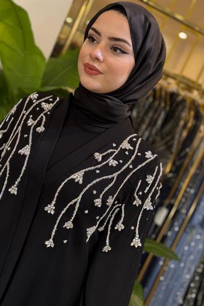 508 CODE FLOWER PRINT ABAYA