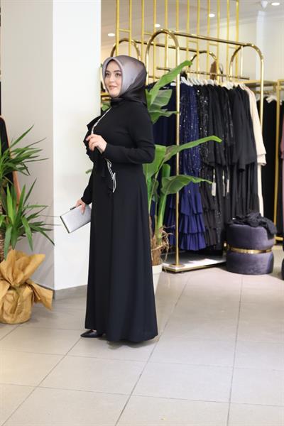 5084 CODE ROBE À VOLANTS SUR LE DEVANT