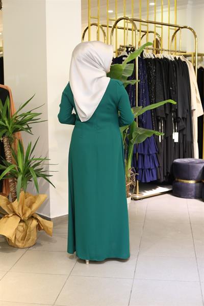 5084 فستان كود أمامي مكشكش 5084