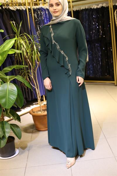 5084 فستان كود أمامي مكشكش 5084