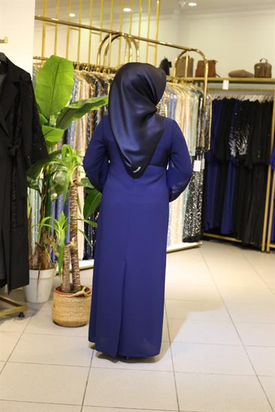 5101 فستان مطرز بالحجر بأكمام منسدلة على الأكمام 5101 كود