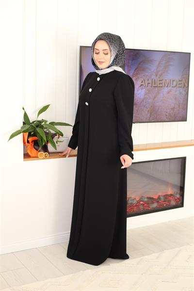 5107 فستان بثلاثة أزرار كود 5107