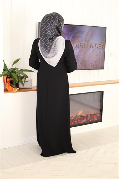 5107 فستان بثلاثة أزرار كود 5107