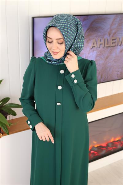 5107 فستان بثلاثة أزرار كود 5107