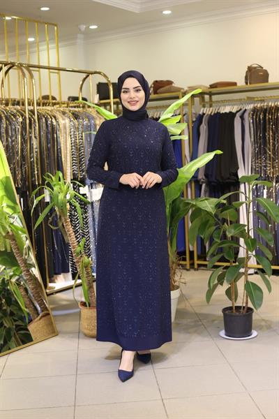 5111 CODE DROP FLOWER EMBROIDERY DRESS