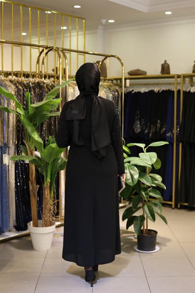 5111 CODE TROPFEN BLUMENSTICKEREI KLEID