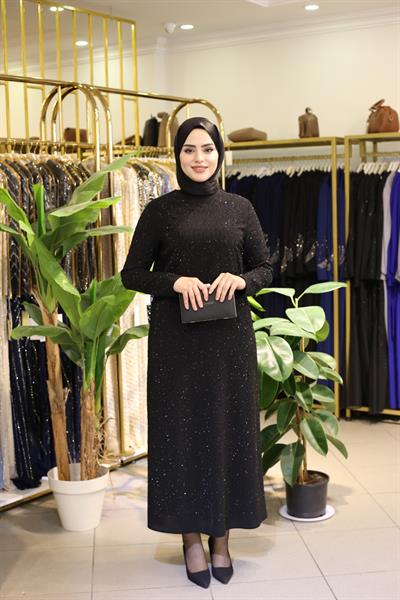 5111 CODE TROPFEN BLUMENSTICKEREI KLEID