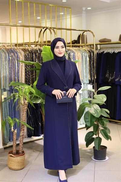 5118 CODE JACKET COLLAR ABAYA SUIT