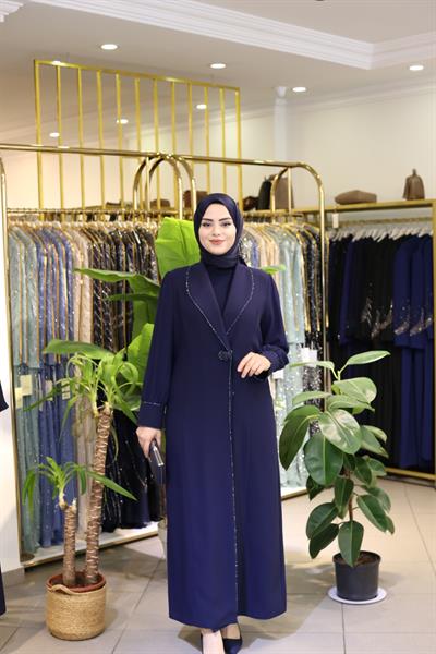 5118 CODE JACKET COLLAR ABAYA SUIT