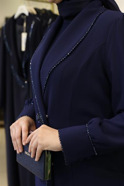 5118 CODE JACKET COLLAR ABAYA SUIT