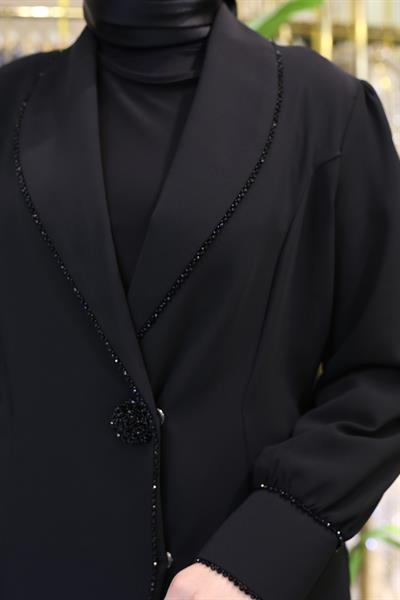 5118 KOD CEKET YAKA ABAYA TAKIM