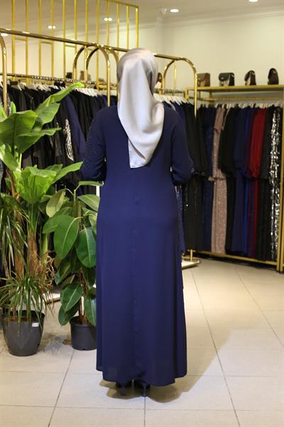 5120 كود فستان مطرز بالزهور 5120