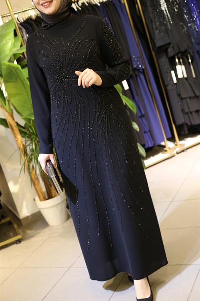 5120 CODE FLOWER EMBROIDERED DRESS