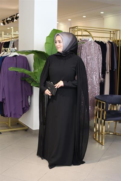 5124 فستان كاب كود مع أحجار الرقبة