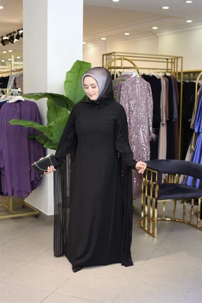 5124 فستان كاب كود مع أحجار الرقبة