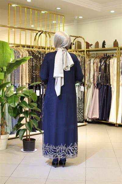 5127 CODE TAŞLI ABAYA TAKA
