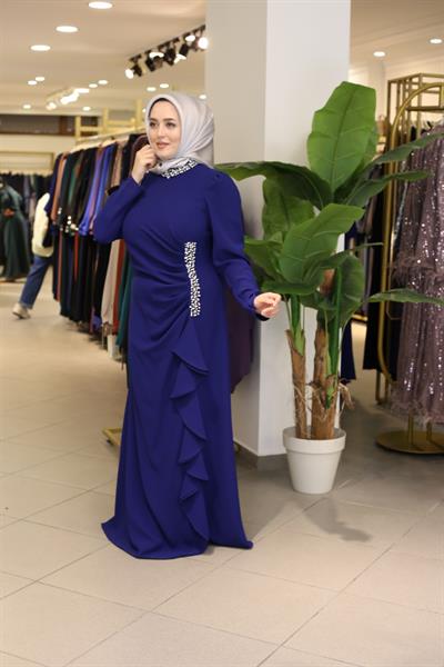 5131 CODE JUPE ONDULÉE SWAROSKI STONE ROBE