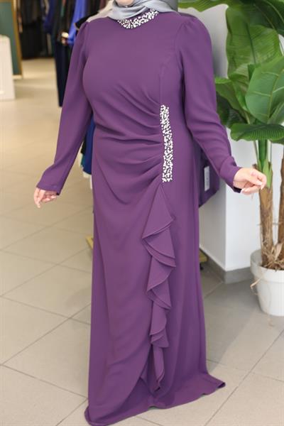 5131 CODE JUPE ONDULÉE SWAROSKI STONE ROBE