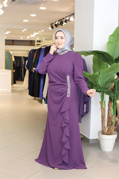 5131 CODE JUPE ONDULÉE SWAROSKI STONE ROBE