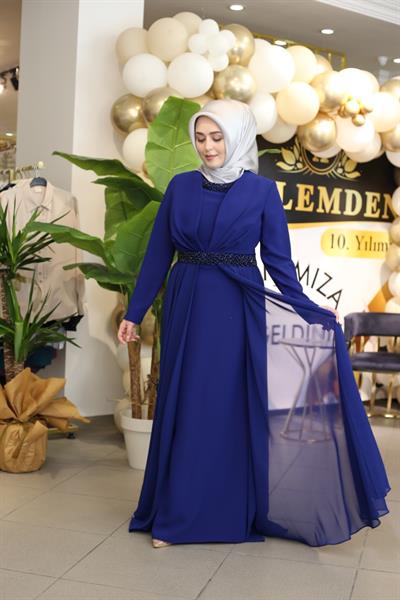 5136 KOD ELBİSE İNDİGO