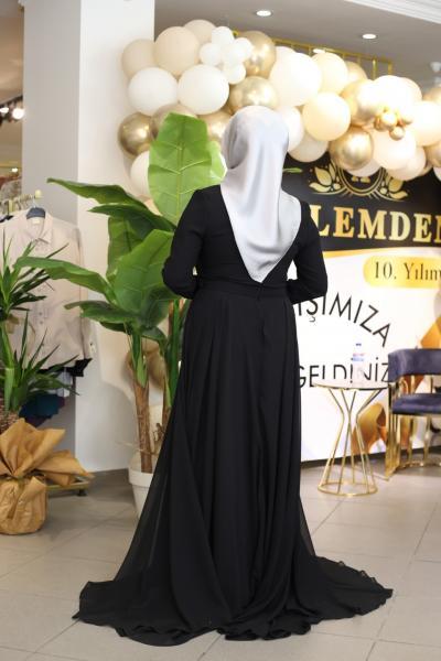 5136 KOD ELBİSE SİYAH