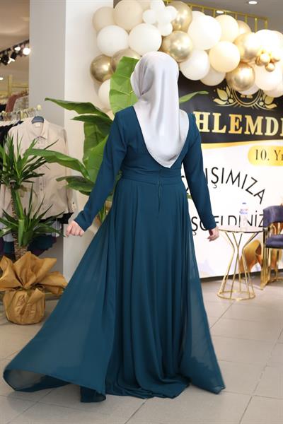 5136 KOD ELBİSE YEŞİL