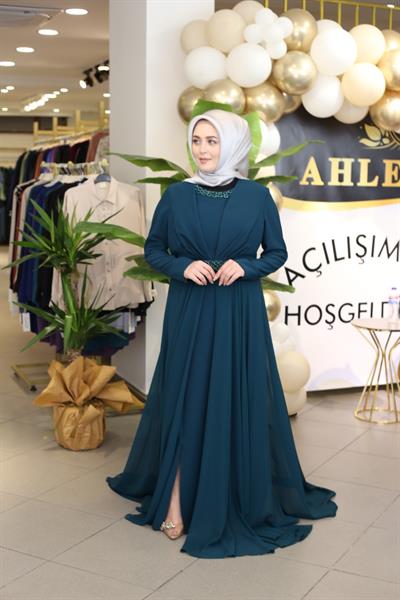 5136 KOD ELBİSE YEŞİL