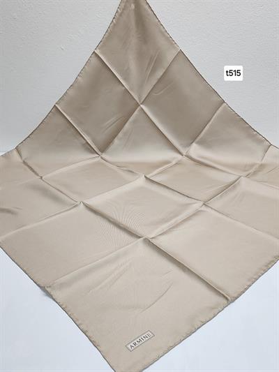 515 CODE SOLID COLOR ARMINE TWILL SILK SCARF