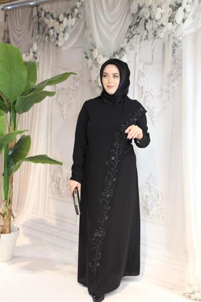 5180 CODE DOPPELBLUMENBESTICKTES KLEID