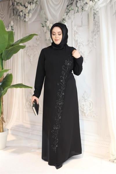 5180 CODE DOPPELBLUMENBESTICKTES KLEID