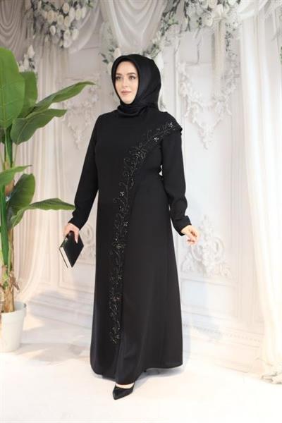 5180 CODE DOPPELBLUMENBESTICKTES KLEID