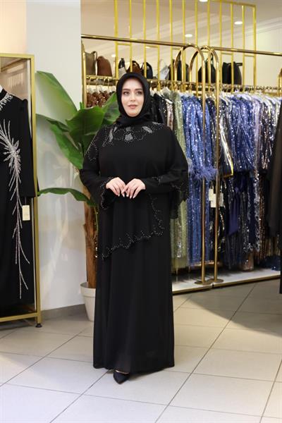 5194 فستان قطن كود كود مفصل بالحجارة