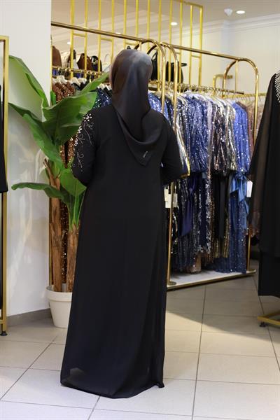 5199 كود فستان مطرز بالورود مع الأحجار