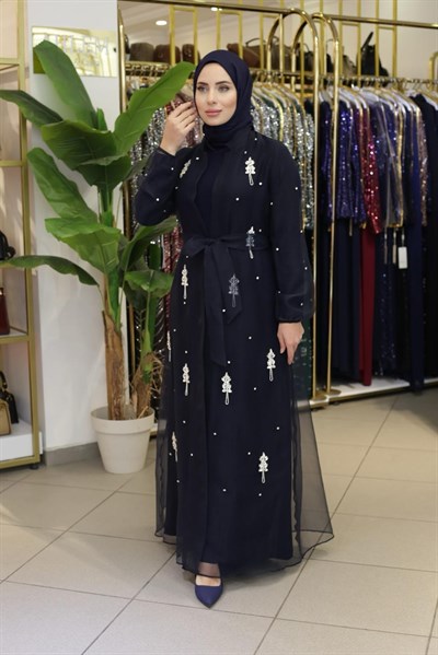 5210 KOD DALYA TAŞLI ABAYA TAKIM