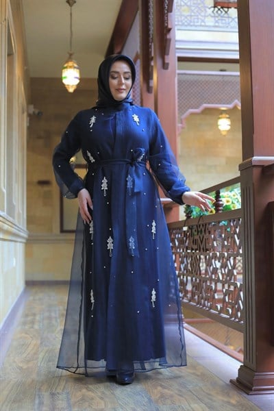 5210 KOD DALYA TAŞLI ABAYA TAKIM