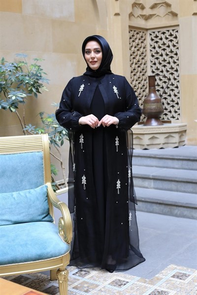 5210 KOD DALYA TAŞLI ABAYA TAKIM