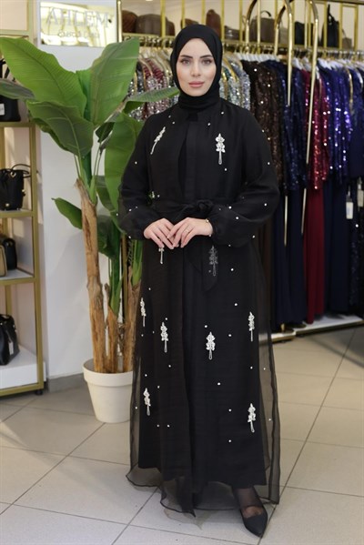 5210 KOD DALYA TAŞLI ABAYA TAKIM