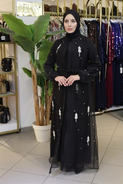 5210 KOD DALYA TAŞLI ABAYA TAKIM
