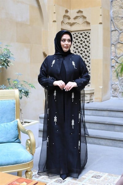5210 KOD DALYA TAŞLI ABAYA TAKIM