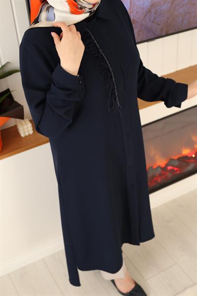 5211 CODE FEATHER TUNIC