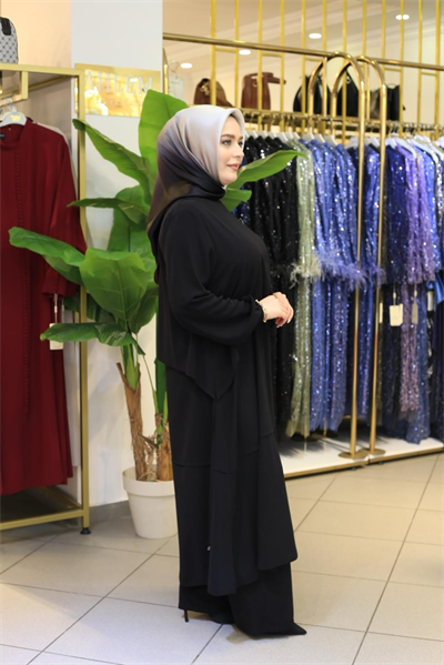 5212 KOD BRONŞ DETAYLI PANTOLONLU TAKIM SİYAH