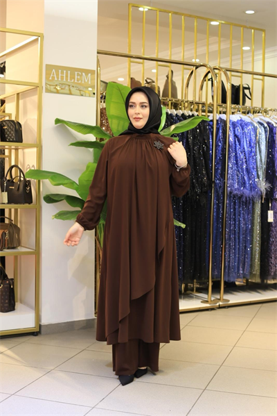 5213 KOD BRONŞLU PANTOLONLU TAKIM