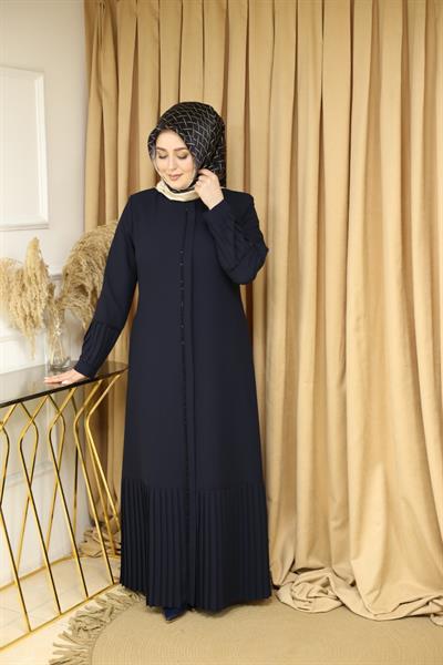 5416 CODE SKIRT PLEATED ABAYA