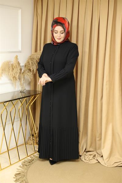 5416 CODE SKIRT PLEATED ABAYA