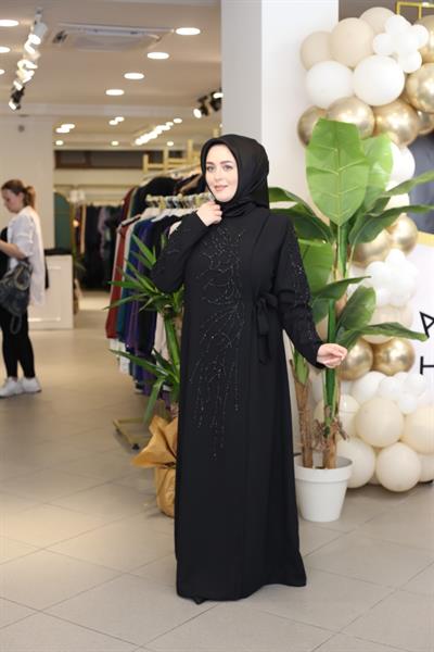 5435 CODE SIDE TIE ABAYA